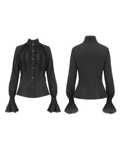 Elegantes Schwarzes Hemd der Devil Fashion-Marke für 61,90 €
