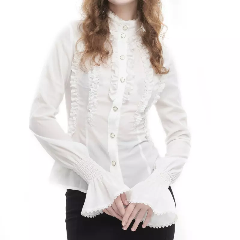 Elegantes Weißes Hemd der Devil Fashion-Marke für 61,90 €