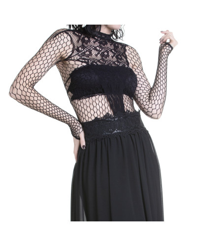 Gothic Belt with Guipure