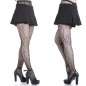 Collants Élastiques en Grille