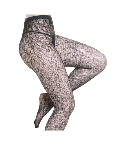 Dehnbare Gothic Strumpfhose aus Netzstoff