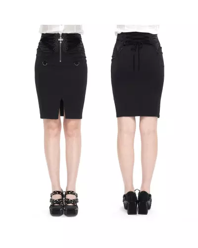Pencil Skirt with Zipper from Devil Fashion Brand at €65.00