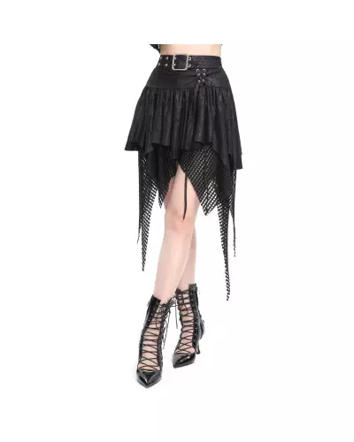 Falda Negra Asimétrica marca Devil Fashion a 71,50 €