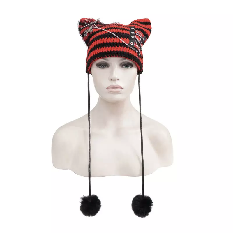Black and Red Hat from Devil Fashion Brand at €31.00