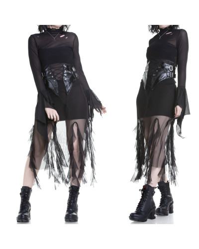 Gothic Skirt with Tulle