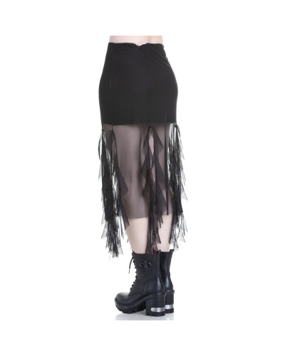 Gothic Skirt with Tulle