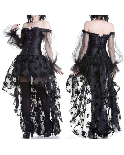 Gothic Corset with Skirt