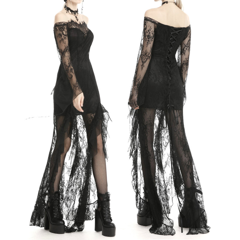 Tube Dress with Lace