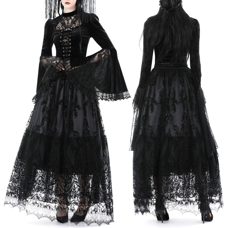 Saia Elegante com Renda