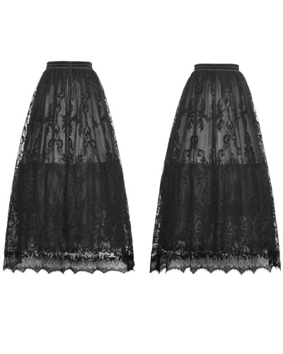 Falda Elegante con Encaje