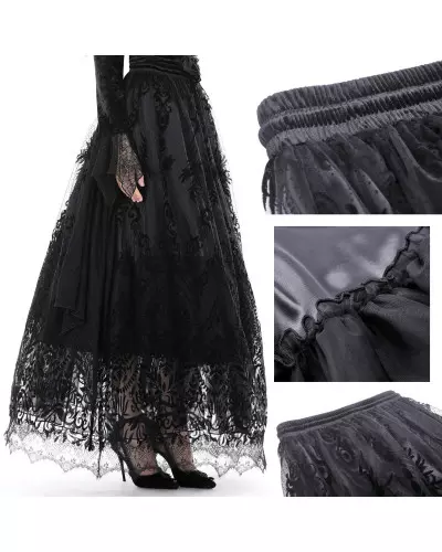 Elegant Skirt with Lace from Dark in love Brand at €59.00