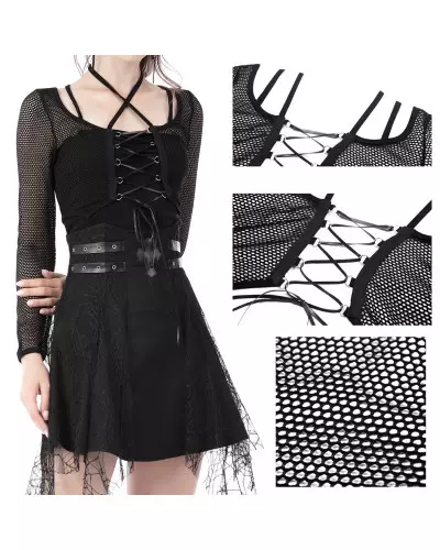 Top Made of Mesh from Dark in love Brand at €34.50