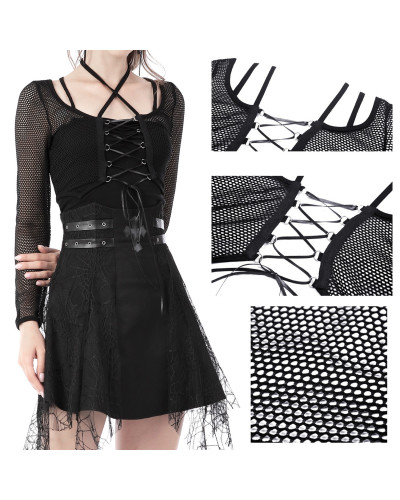 Gothic Top with Grid