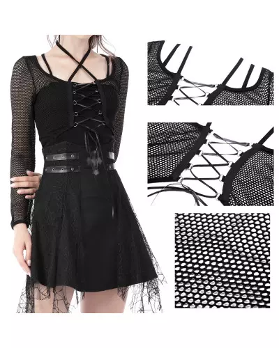 Top Made of Mesh from Dark in Love Brand at €34.50