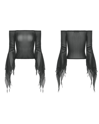 Camiseta Transparente Gótica