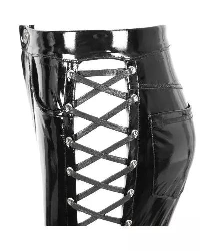 Faux Leather Pants from Devil Fashion Brand at €85.00