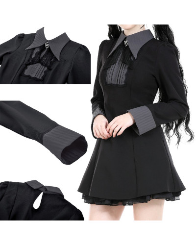 Vestido Gótico con Tul