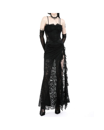 Vestido Gótico con Encaje