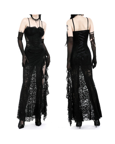 Vestido Gótico con Encaje