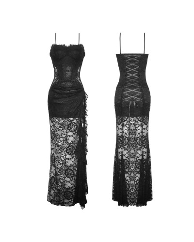 Gothic Kleid mit Spitze