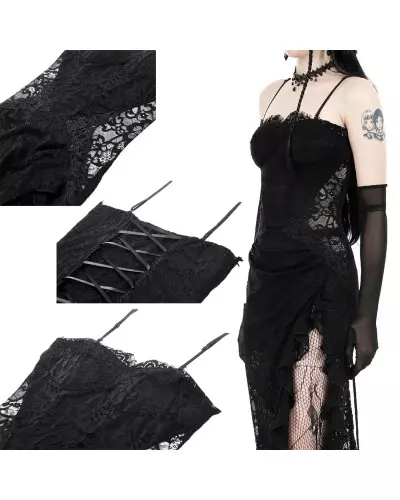 Transparentes Kleid aus Spitze der Dark in love-Marke für 65,90 €