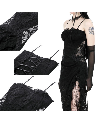 Vestido Gótico con Encaje