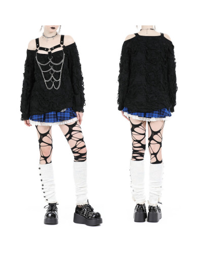 Gothic T-Shirt with Zipper