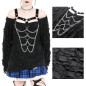 Camiseta Ancha con Cadenas Camiseta Ancha con Cadenas