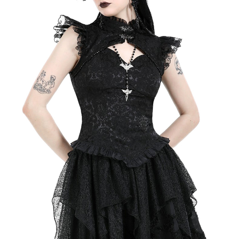 Top Gothique Asymétrique