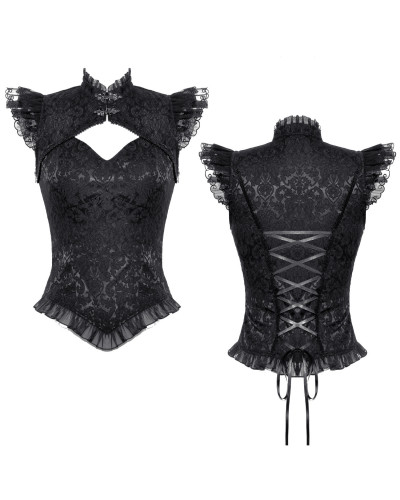 Top Gothique Asymétrique