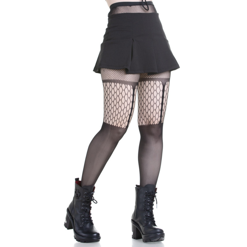 Strumpfhose mit Netzstoff