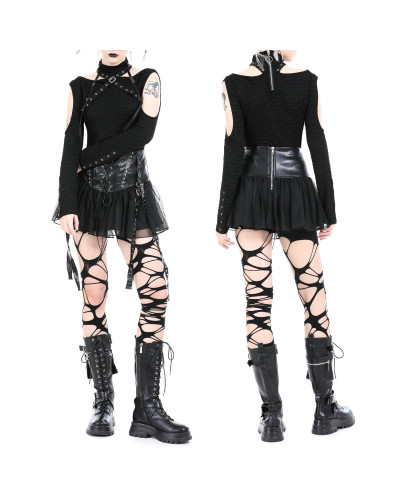 Gothic T-Shirt with Buckle