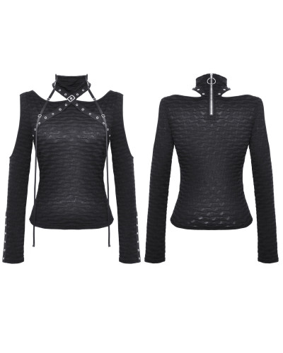 Gothic T-Shirt with Buckle