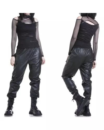 Faux Leather Jogger from Style Brand at €21.00
