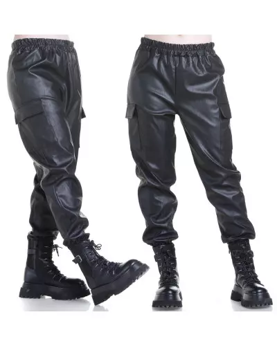 Faux Leather Jogger from Style Brand at €21.00