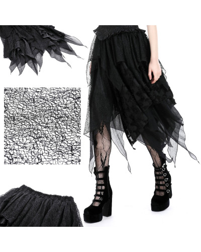 Asymmetric Gothic Skirt