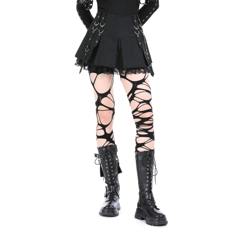 Pleated Gothic Skirt with Bag