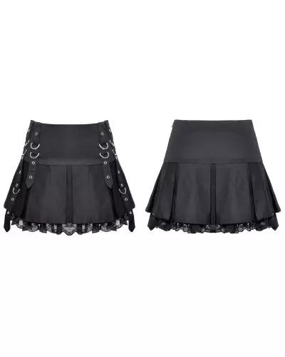 Pleated Skirt with Lace from Dark in love Brand at €49.00
