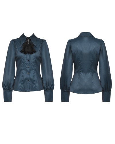 Schwarzes Gothic Hemd