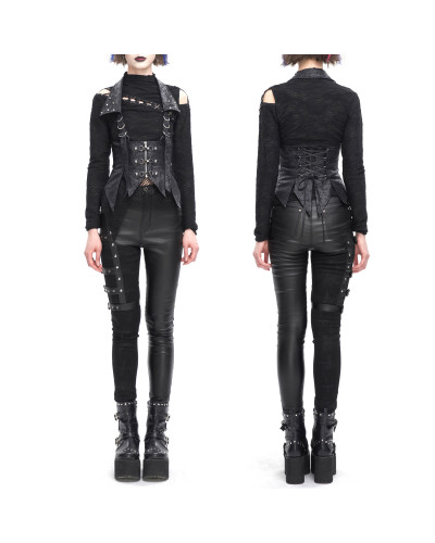 Black Gothic Vest