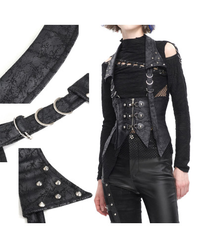 Gilet Gothique Noir