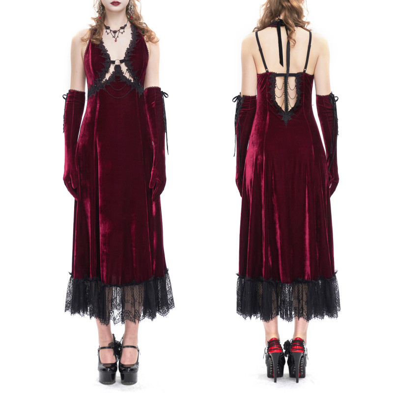 Red Velvet Dress