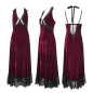 Robe en Velours Rouge Robe en Velours Rouge