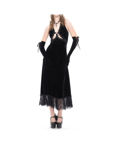 Rotes Elegantes Gothic Kleid