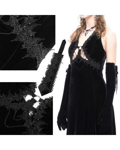 Rotes Elegantes Gothic Kleid