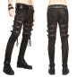 Brown Pants with Buckles for Men Brown Pants with Buckles for Men