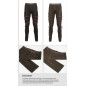 Pantalón Marrón con Hebillas para Hombre Pantalón Marrón con Hebillas para Hombre