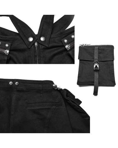 Shorts Góticos con Botones