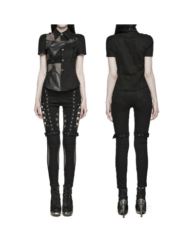 Pantalon Gothique avec Grille
