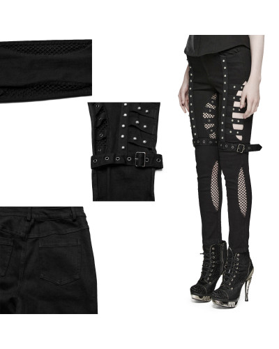 Pantalon Gothique avec Grille